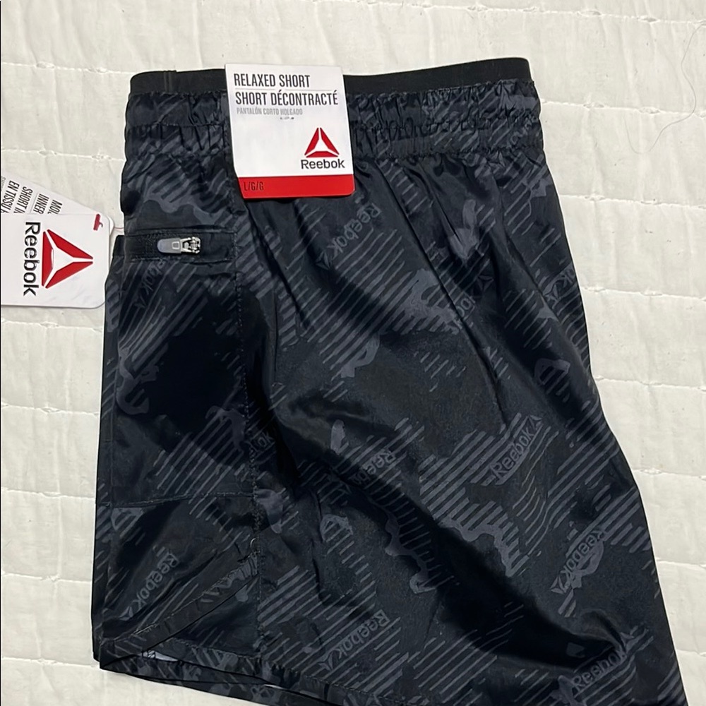 Reebok Black Relaxed Shorts